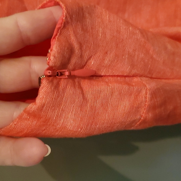 NEW Banana Republic ladies dress sz 4 LINEN BLEND - Picture 6 of 7